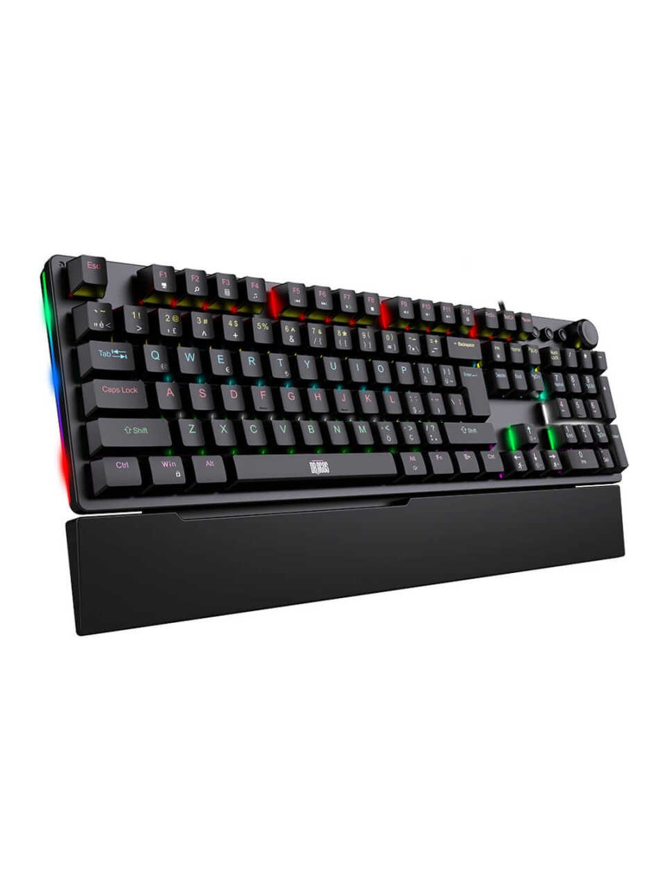 Dragos Natus USB Kablolu Rainbow Makro Gaming Mekanik Klavye Mekanik Bilek Destekli Red Switch Mekanik Rainbow Klavye 3,0 2 Değerlendirme